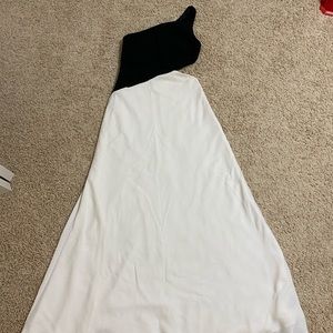 Black and White Formal Dress